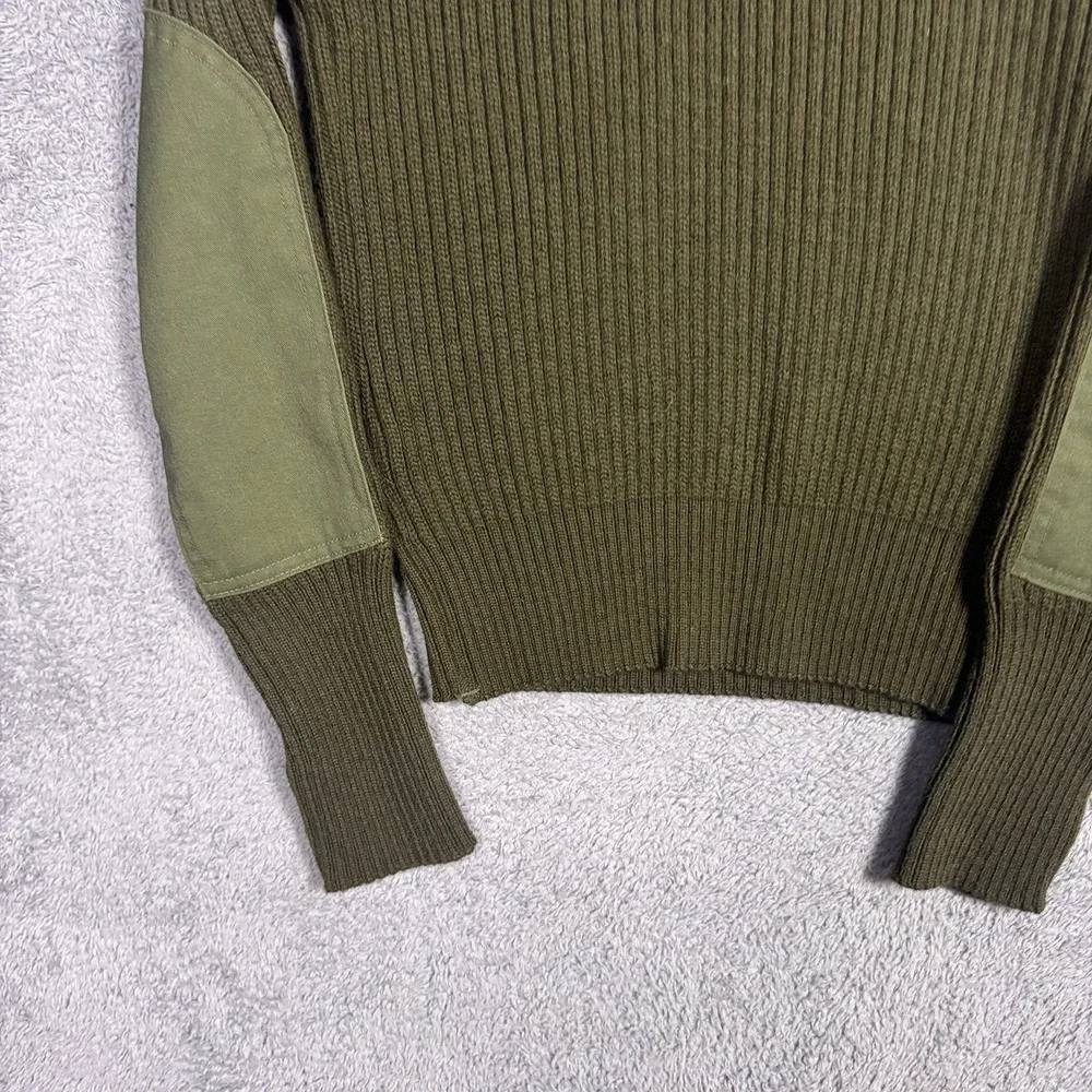 USMC Marine Green 100% Wool Knit Service Sweater Commando Woolly Pully Mens 38
